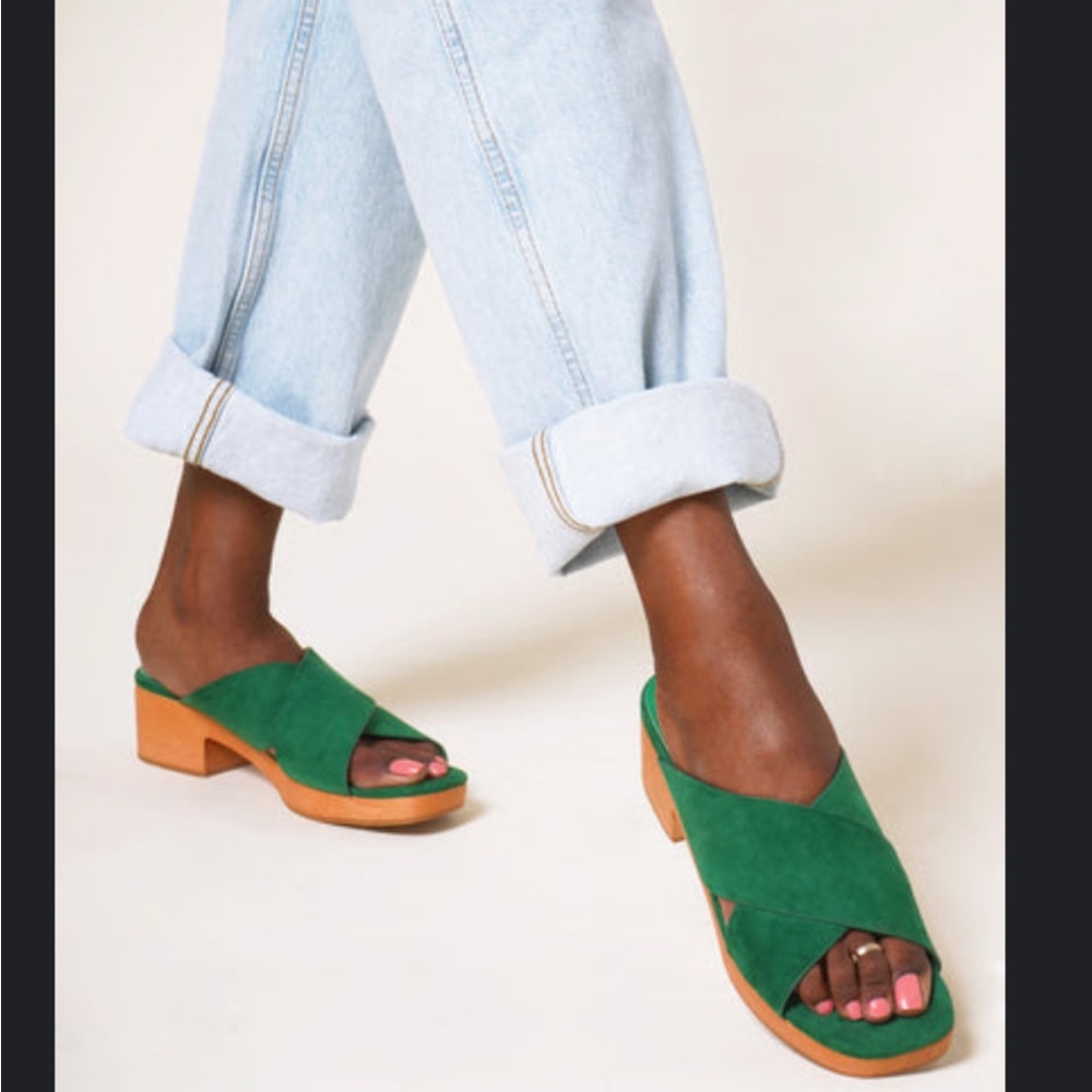 Charlotte Stone “Amos” heeled slides